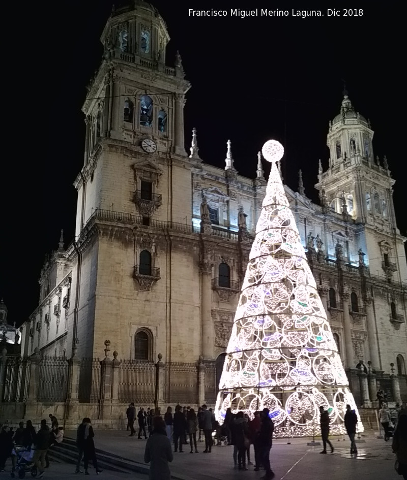 Catedral de Jan - Catedral de Jan. Iluminacin navidea