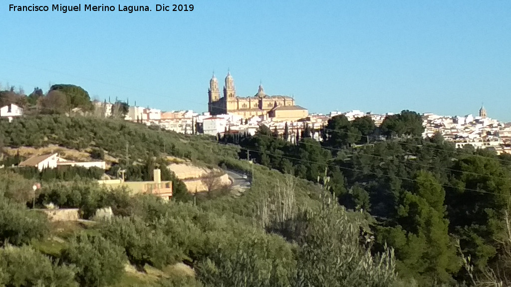 Catedral de Jan - Catedral de Jan. Desde la Carretera al Puente de la Sierra