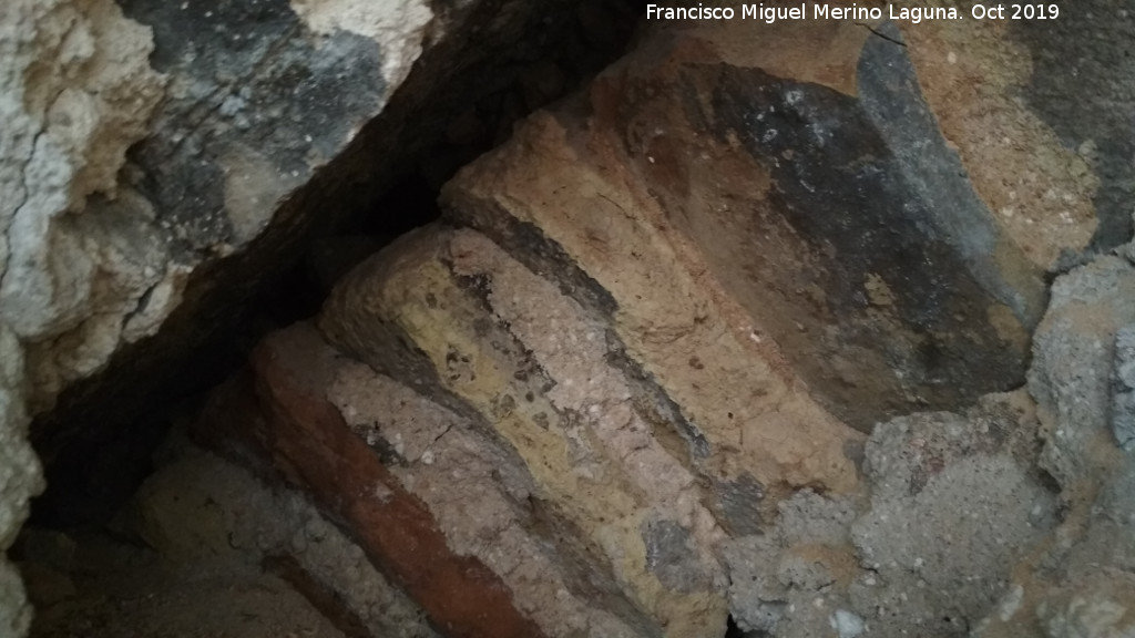 Baos rabes del Naranjo - Baos rabes del Naranjo. Detalle del arco en la rehabilitacin