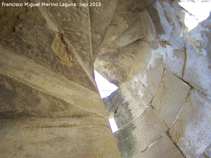 Escalera de caracol - Escalera de caracol. Iglesia de Santo Domingo. La Iruela