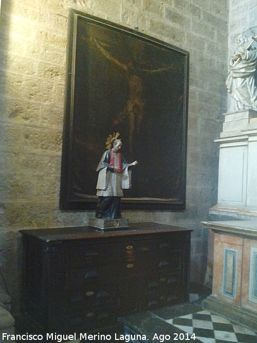 Catedral de Jan. Capilla del Nio Jess - Catedral de Jan. Capilla del Nio Jess. Pared izquierda