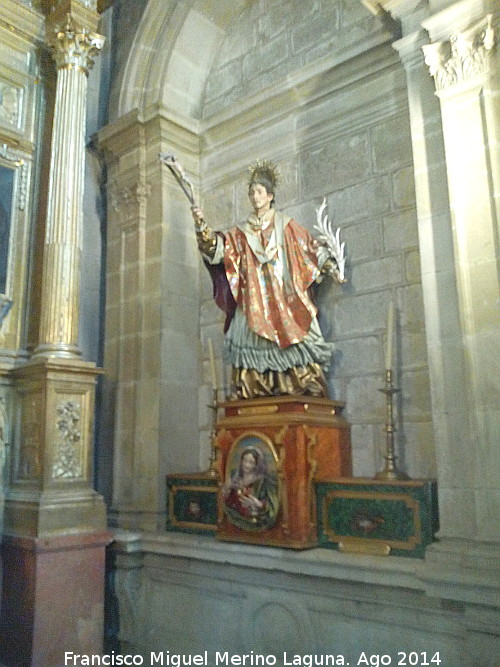 Catedral de Jan. Capilla de la Inmaculada - Catedral de Jan. Capilla de la Inmaculada. Pared derecha