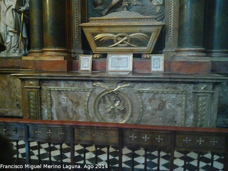 Catedral de Jan. Capilla de San Eufrasio - Catedral de Jan. Capilla de San Eufrasio. Altar