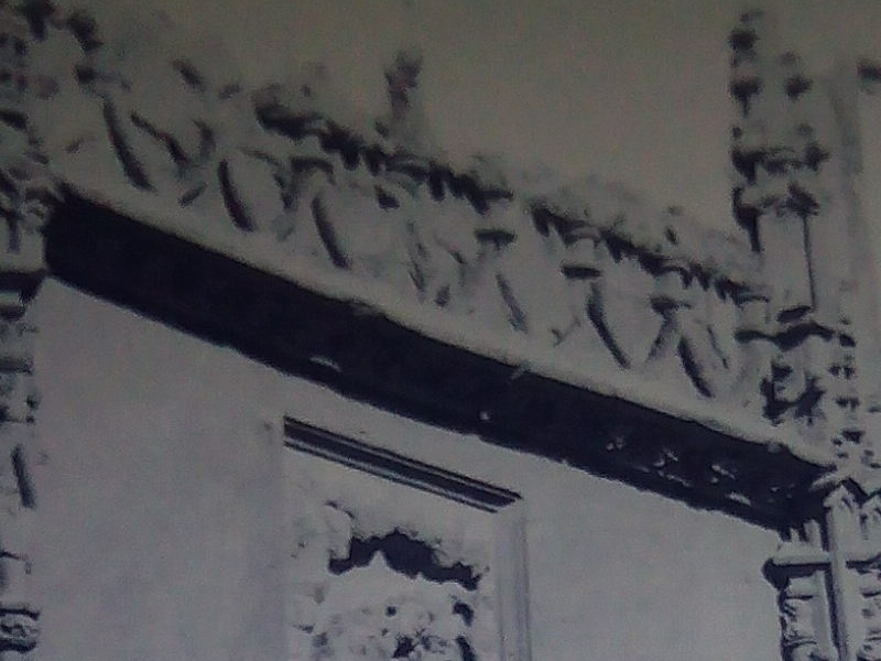 Iglesia de la Magdalena - Iglesia de la Magdalena. En 1968 se encontraba en perfecto estado la crestera