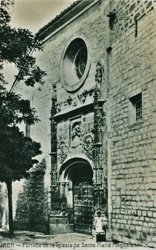 Iglesia de la Magdalena - Iglesia de la Magdalena. Foto antigua. Archivo IEG