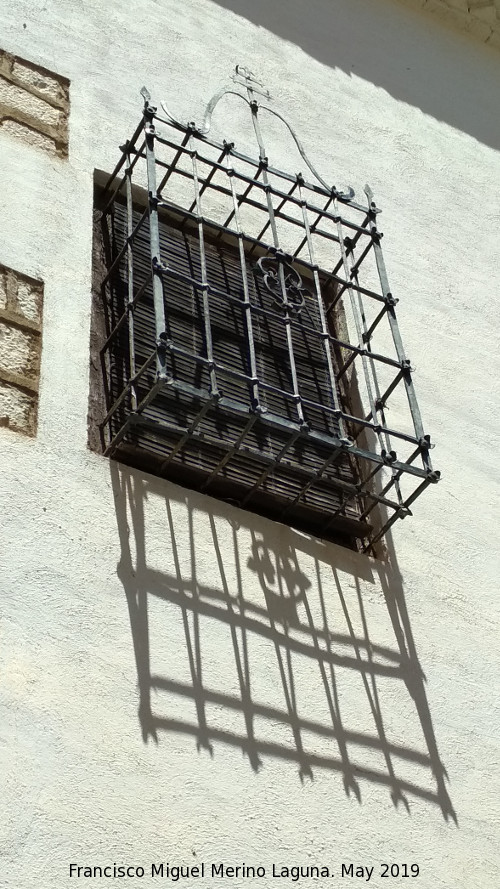 Convento de Santa rsula - Convento de Santa rsula. Sombra de la reja