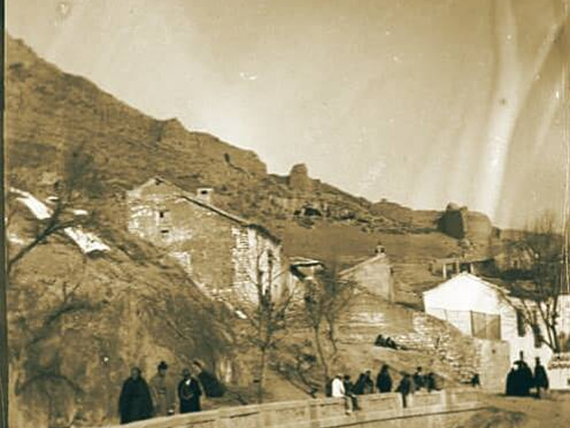 Muralla de Jan. Torren Sur I - Muralla de Jan. Torren Sur I. Foto antigua