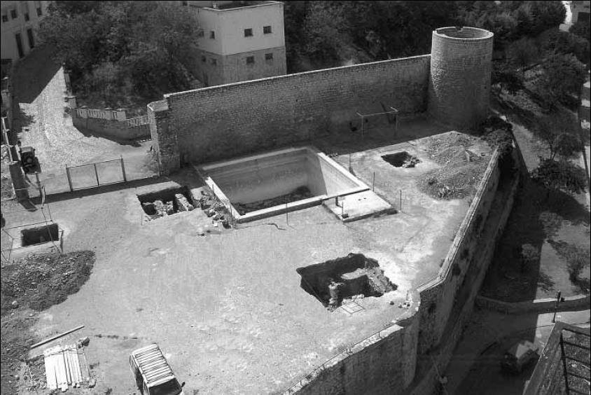 Muralla de Jan. Puerta del Aceituno - Muralla de Jan. Puerta del Aceituno. Foto antigua