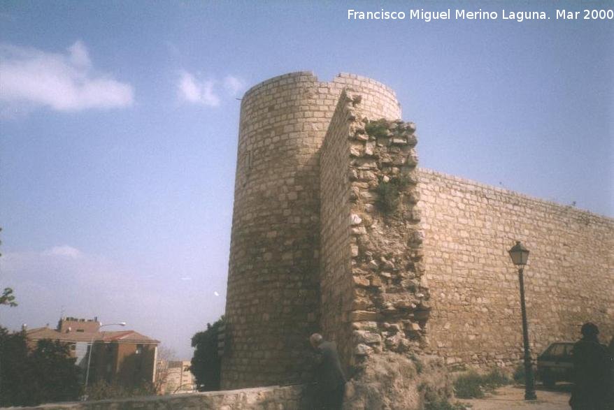 Muralla de Jan. Lienzo de la Carretera de Crdoba - Muralla de Jan. Lienzo de la Carretera de Crdoba. Se puede apreciar su grosor y materiales