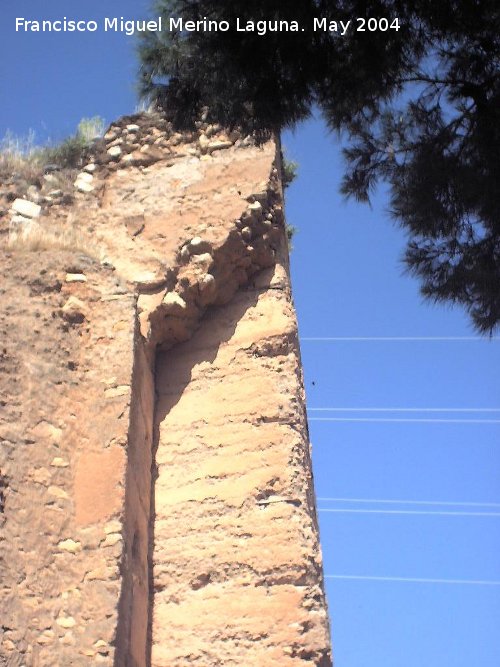 Muralla de Jan. Puerta de la Llana - Muralla de Jan. Puerta de la Llana. Marco de la puerta