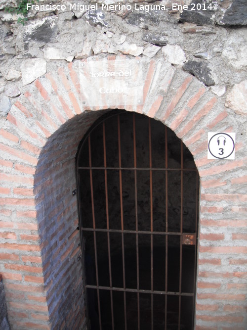 Castillo de Salobrea. El Cubo - Castillo de Salobrea. El Cubo. Puerta de su habitculo