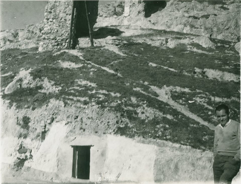 Cerro de Santa Catalina - Cerro de Santa Catalina. Foto antigua. Cueva