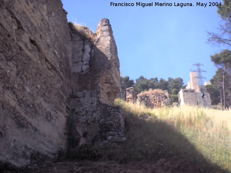 Muralla de Jan. Torren Norte VII - Muralla de Jan. Torren Norte VII. Le falta una hilera de tapial