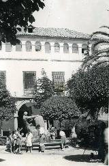 Palacio de Los Vilches. Fotografa antigua realizada por Jaime Rosell. Archivo del I.E.G.