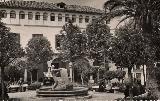 Monumento a Justino Flores. Foto antigua