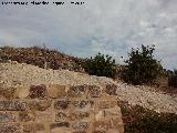 Torreparedones. Muralla. Muralla ibera desde el Santuario