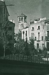 Plaza de la Magdalena. Foto antigua. Fotografa de Jaime Rosell Caada. Archivo IEG