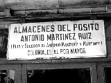 Tienda y Almacenes del Psito. Foto antigua. Cartel