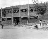 Plaza de Toros de Jan. Foto antigua. Construyndose