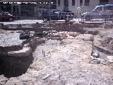 Muralla de Jan. Puerta de Baeza. Lienzo de muralla que va hacia la puerta