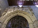 Colegiata de Santa Mara de los Reales Alczares. Capilla de los Becerra. Portada