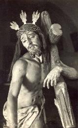 Colegiata de Santa Mar�a de los Reales Alc�zares. Capilla del Cristo de la Ca�da. Cristo de la Ca�da foto antigua