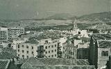 Baslica de San Ildefonso. Fotografa antigua realizada por Jaime Rosell