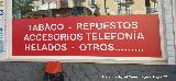 Curiosidades. Falta de ortograf�a en letrero