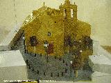 Iglesia de San Pedro. Maqueta de platilina de Agustn Garzn