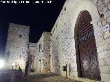 Castillo Nuevo de Santa Catalina. Puerta de Acceso. De noche