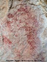 Pinturas rupestres de la Cueva de Ro Fro. Antropomorfo