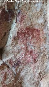 Pinturas rupestres de la Cueva de Ro Fro. Pequeo antropomorfo