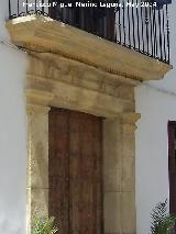 Casa de la Calle Snchez de la Pea n 6. Portada