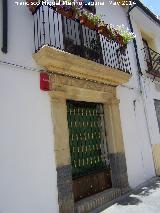 Casa de la Calle Snchez de la Pea n 4. Portada