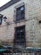 Casa de la Calle Cobos n 5. Reja del primer piso y de la planta baja