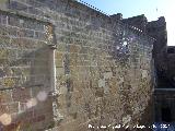 Castillo de Sabiote. Patio de Armas. Muro sur