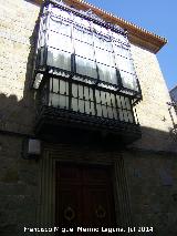 Casa de la Calle Carrera n 26. Balcn cerrado