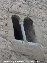 Castillo de Jimena. Ventana con parteluz