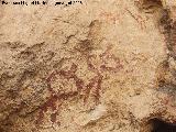 Pinturas rupestres de la Cueva de la Graja-Grupo VIII. 