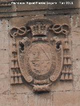 Iglesia de La Asuncin. Escudo de la torre de Baltasar de Sandoval y Rojas