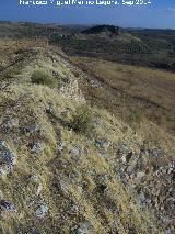 Oppidum Puente Tablas. Muralla. 