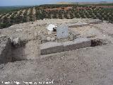 Cstulo. Torren Alba. Excavacin de las escaleras del templo