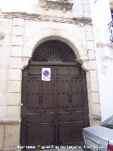 Casa de la Calle La Feria n 47. Portada de la cochera