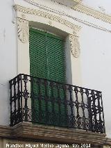 Casa de la Calle La Feria n 68. Balcn