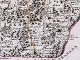 Despoblado del Cerro de la Atalaya. Mapa 1787