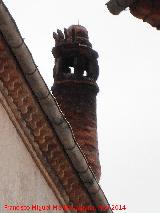 Casa de la Plaza de la Iglesia n 6. Chimenea artstica