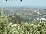 Torren de la Atalaya. Desde Peas Rubias se puede observar la comunicacin de La Atalaya con la Torre del Algarrobo