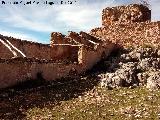 Castillo de Mata Bejid. Patio de Armas. Zaurdas