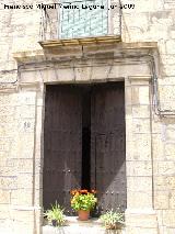 Palacio del Vizconde. Puerta de entrada