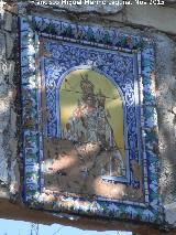 Casera de la Campana. Azulejos de la Virgen